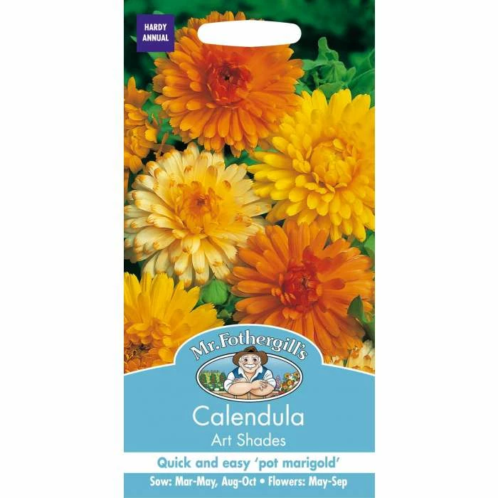 Calendula 'Art Shades' Seeds | By Mr Fothergills 2 Calendula 'Art Shades' Seeds | By Mr Fothergills - Image 2
